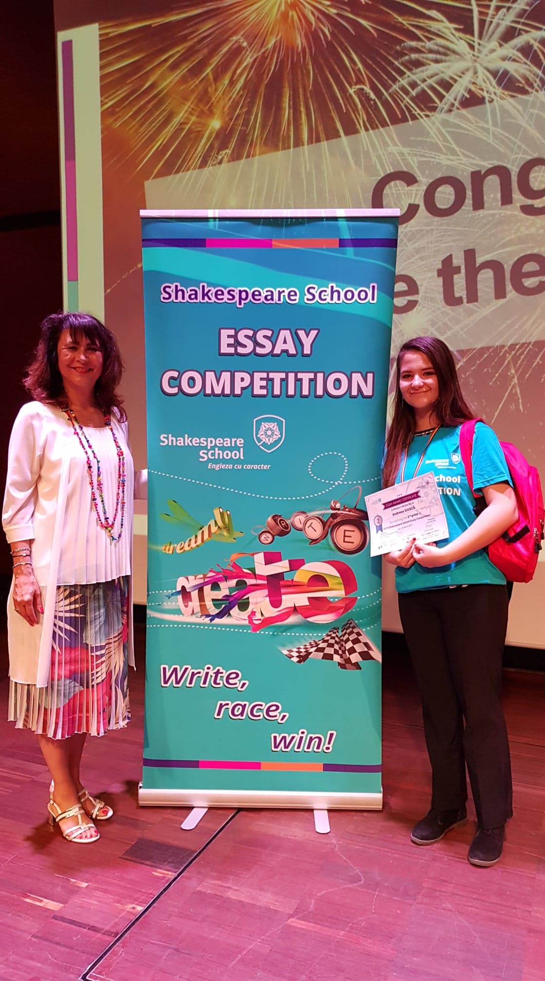 Shakespeare School Essay Competition 2019 si-a desemnat castigatorii 7 Locul 2 Andreea Giusca 15 19 ani