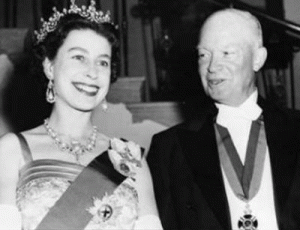 34 EisenhowerWithQueenElizabeth