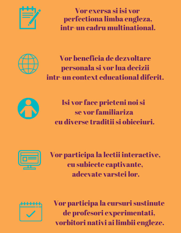 Ce beneficii ofera taberele internationale de limba engleza? 3 tabere internationale de engleza