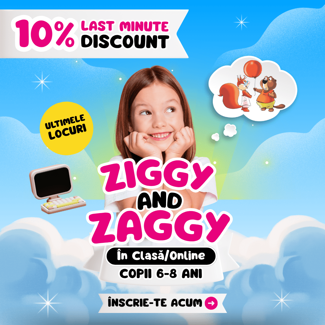 curs vara engleza copii ziggy mobil