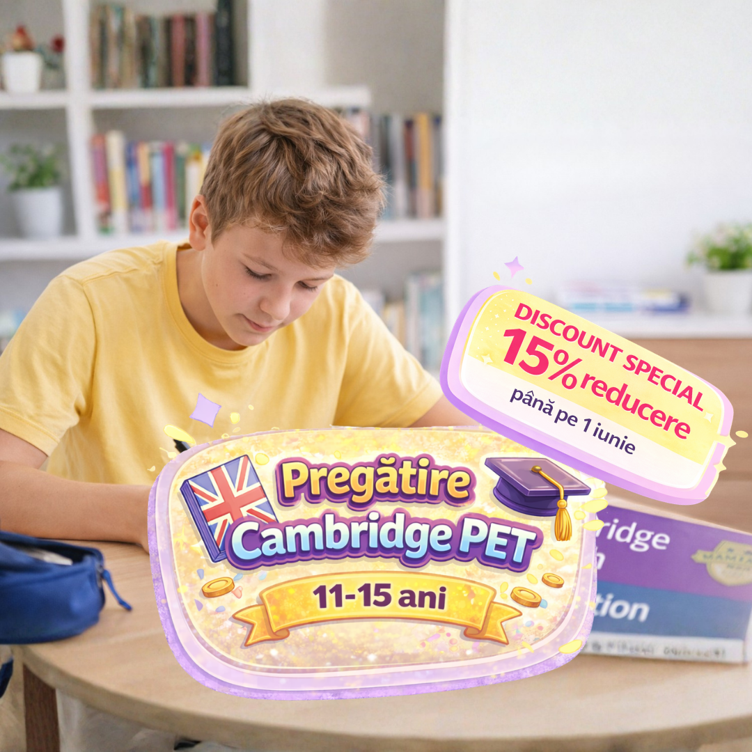 pregatire cambridge pet curs engleza copii mobile