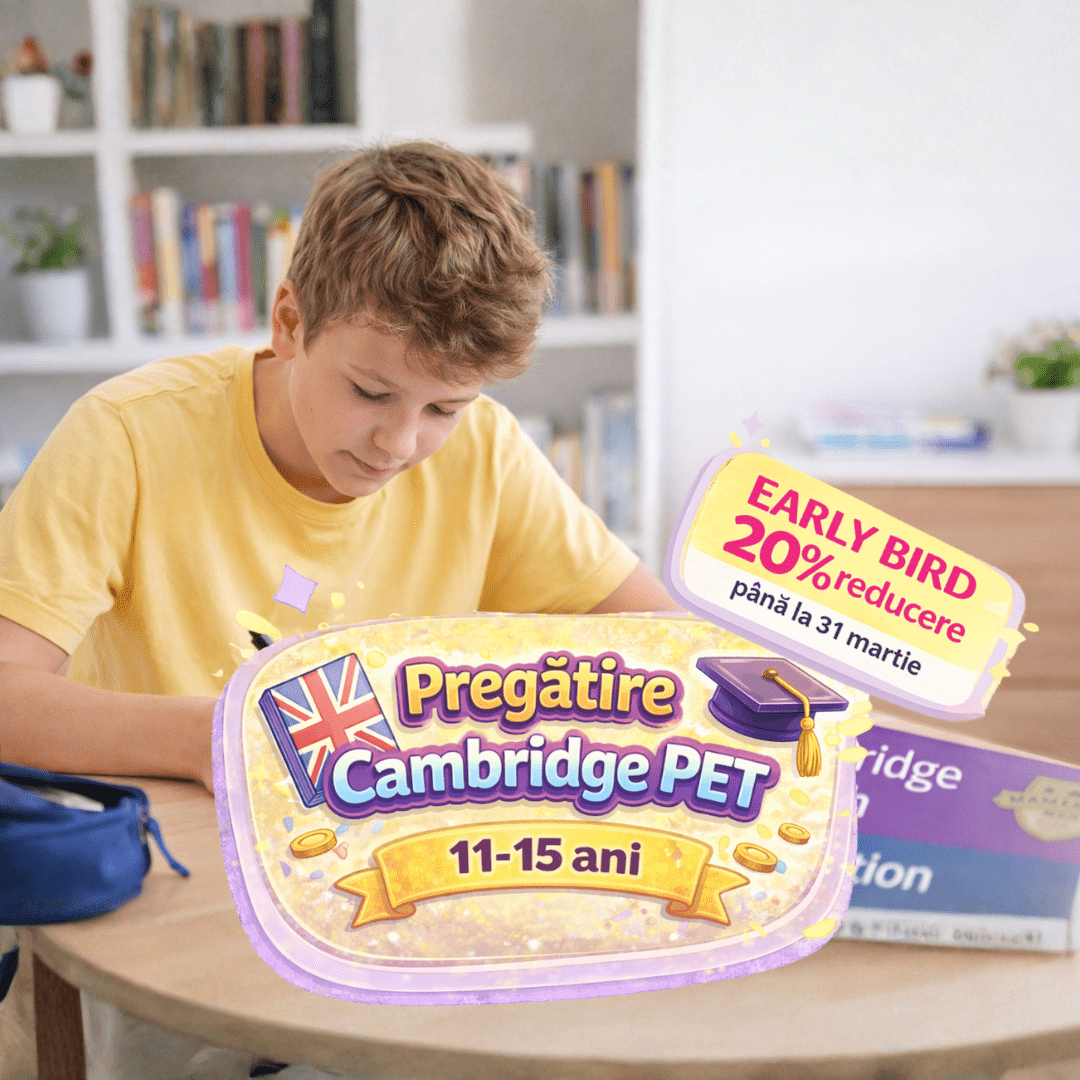 pregatire cambridge pet curs engleza copii mobile