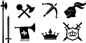 istockphoto 5610741 medieval knight icon set1