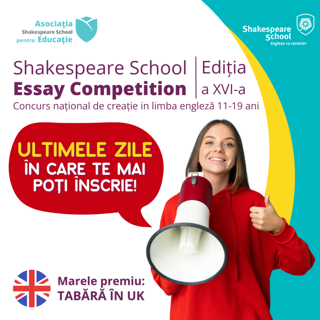 Ultimele zile de inscrieri Essay Competition 2024