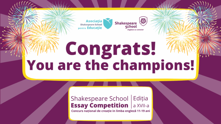 Cursurile noastre 32 castigatori essay competition 2025 shakespeare school