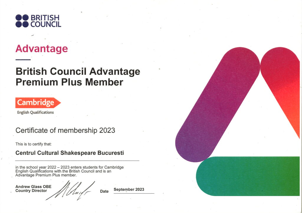 Advantage Premium Plus Member 2022 2023 British Council