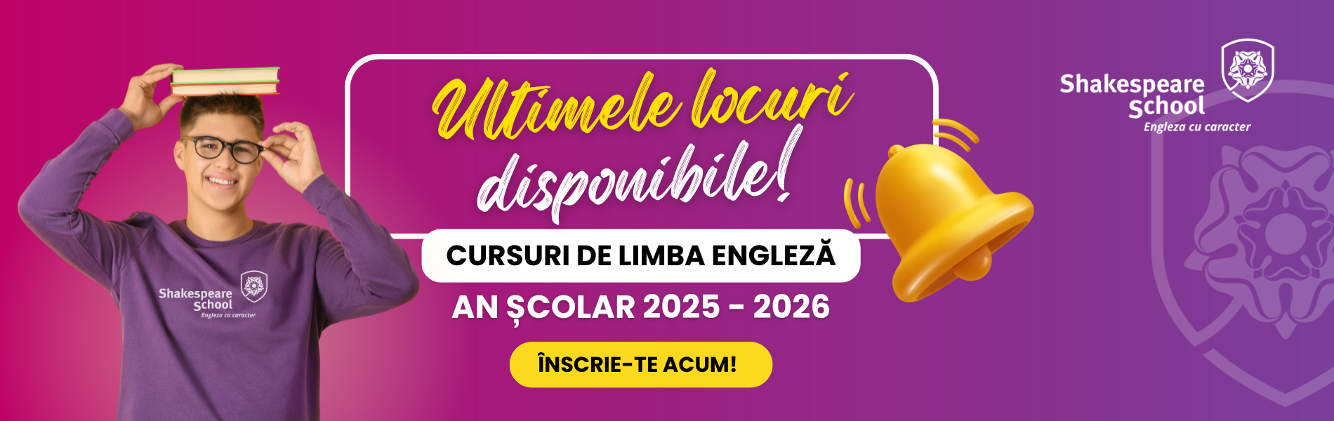 Header Website Shakespeare School Cursuri Engleza Ultimele Locuri