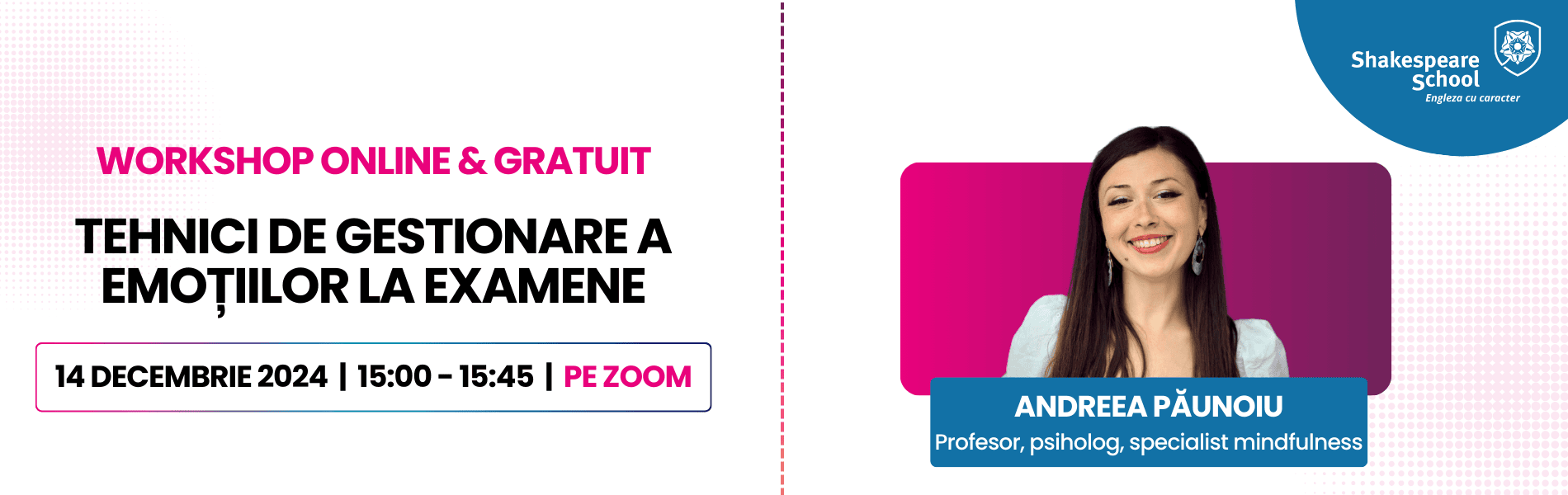 Workshop Tehnici de gestionare a emotiilor la examene 1900 x 600