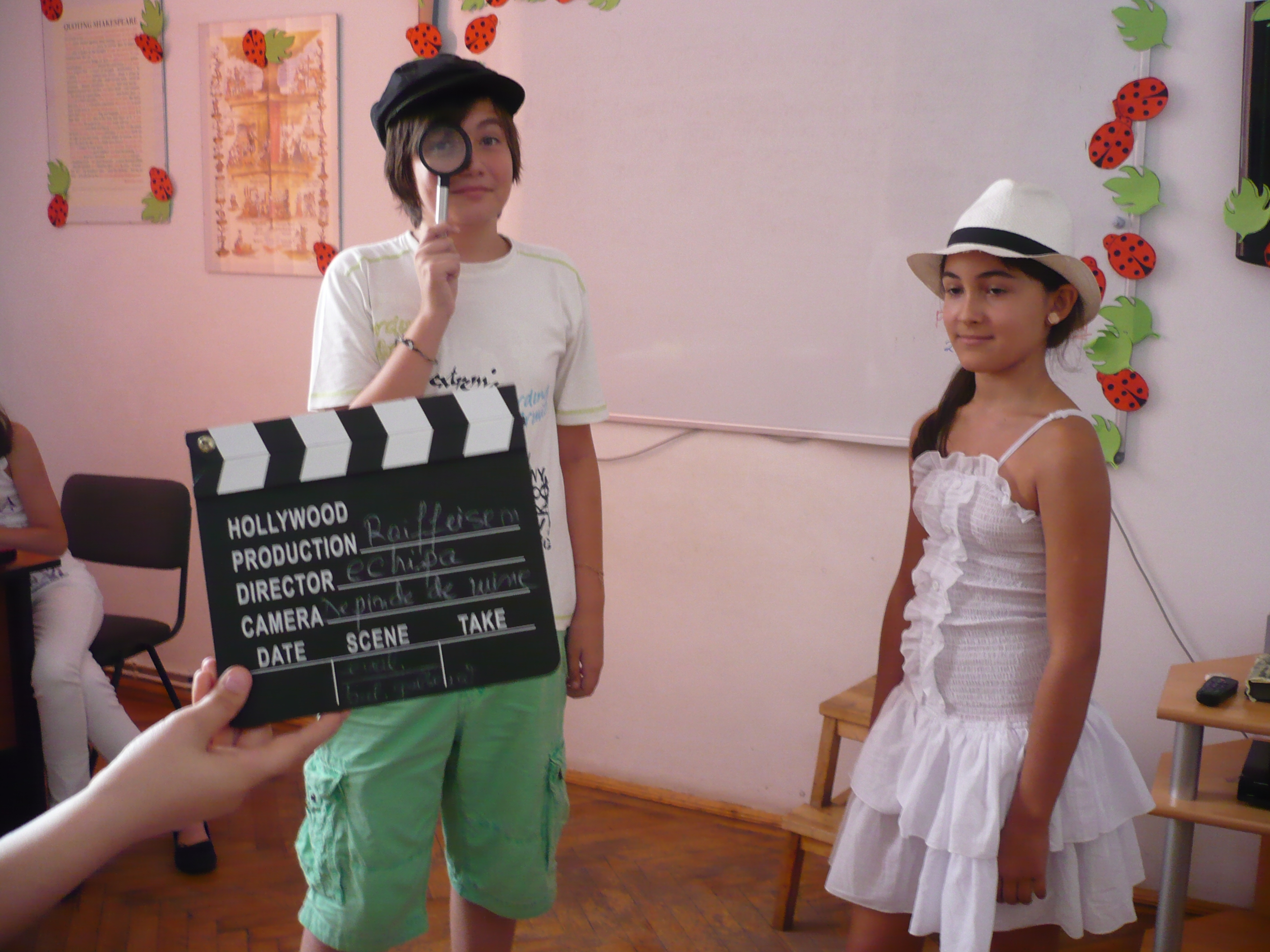 There's a lot of acting going on at Shakespeare School!