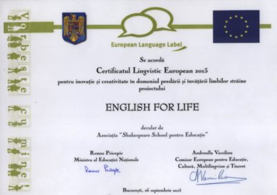 DIPLOMA - European Language Label