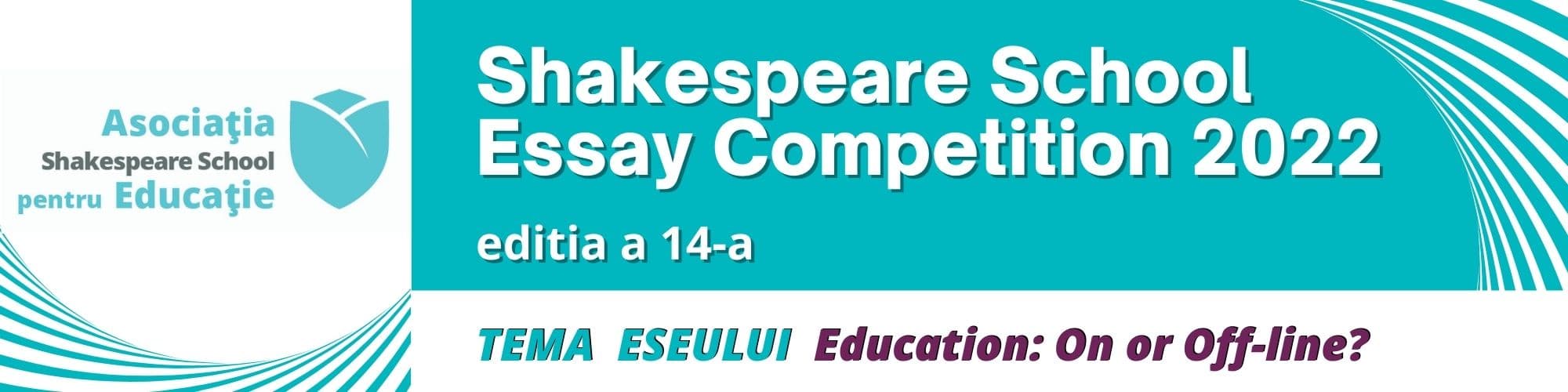 shakespeare school essay competition 2022 rezultate