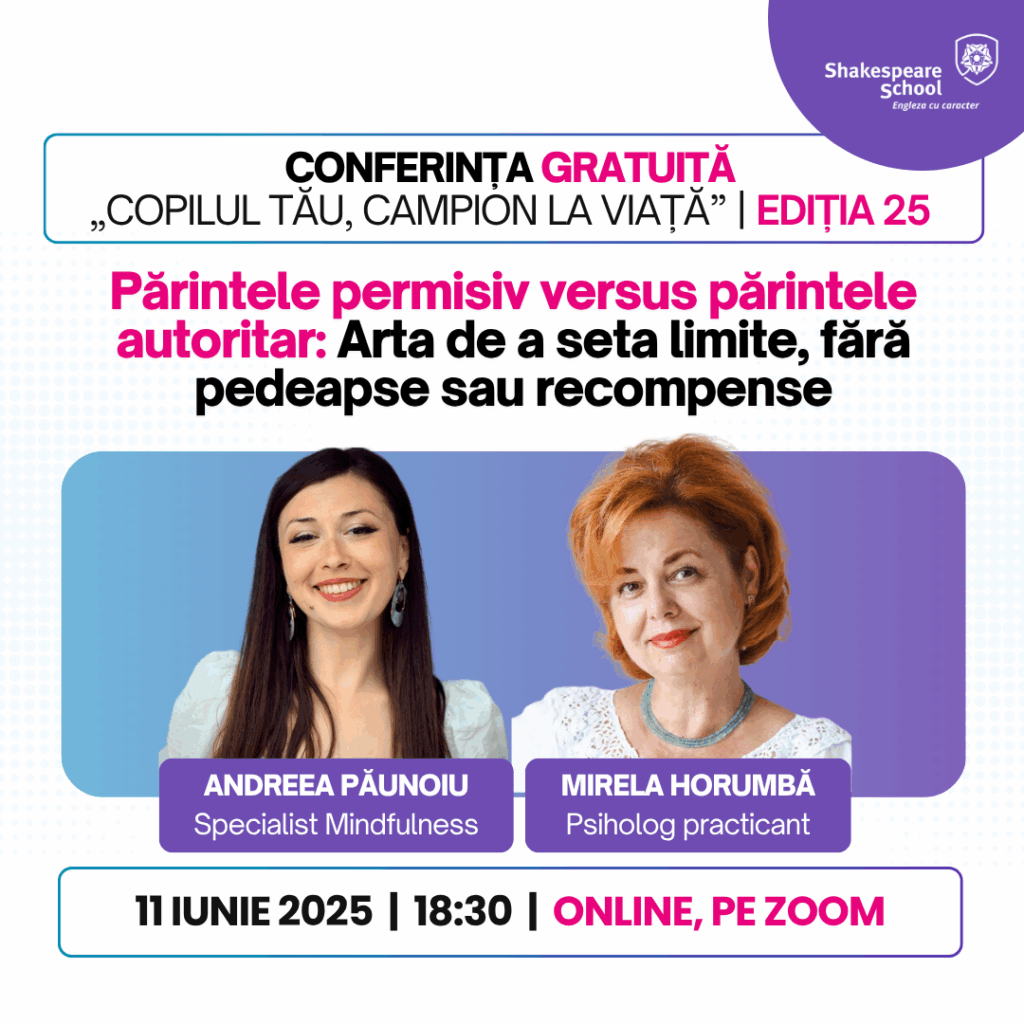 1080 x 1080 px Square Conferinta „Copilul tau campion la viata